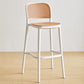 Scandinavian Stackable Bar Stool Plastic Armless Bar Stool for Living Room Clearhalo 'Bar Furniture' 'Bar Stools' 'bar_stools' 'furn' 'furn_bar_stools' 'Furniture' 'Kitchen & Dining Furniture' 6022167