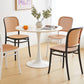 Scandinavian Stackable Bar Stool Plastic Armless Bar Stool for Living Room Clearhalo 'Bar Furniture' 'Bar Stools' 'bar_stools' 'furn' 'furn_bar_stools' 'Furniture' 'Kitchen & Dining Furniture' 6022169