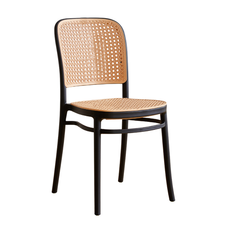 Scandinavian Stackable Bar Stool Plastic Armless Bar Stool for Living Room Clearhalo 'Bar Furniture' 'Bar Stools' 'bar_stools' 'furn' 'furn_bar_stools' 'Furniture' 'Kitchen & Dining Furniture' 6022172