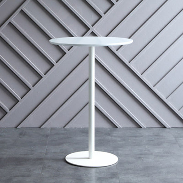 Tavolo da bar industriale in legno massello Tavolo da pranzo rotondo per cucina soggiorno