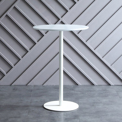 Tavolo da bar industriale in legno massello Tavolo da pranzo rotondo per cucina soggiorno