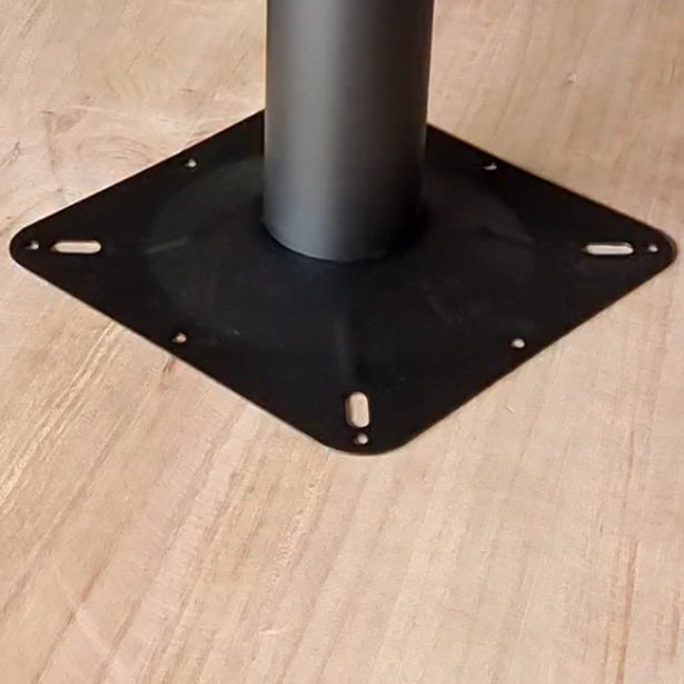 Tavolo da bar industriale in legno massello Tavolo da pranzo rotondo per cucina soggiorno