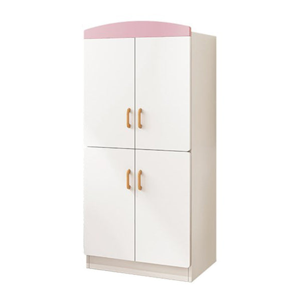 Contemporary Style Wooden Wardrobe White Colour Wardrobe Closet for Home 24"L x 16"W x 51"H Door Not Included Clearhalo 'Armoires & Wardrobes' 'armoires_wardrobes' 'Bedroom Furniture' 'furn' 'furn_armoires_wardrobes' 'Furniture' 6023177