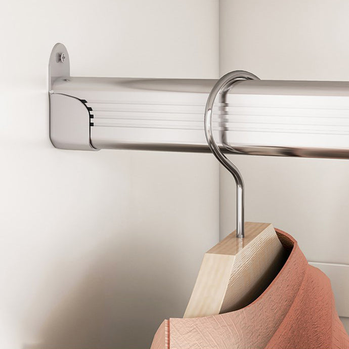 Contemporary Style Wooden Wardrobe White Colour Wardrobe Closet for Home Clearhalo 'Armoires & Wardrobes' 'armoires_wardrobes' 'Bedroom Furniture' 'furn' 'furn_armoires_wardrobes' 'Furniture' 6023185