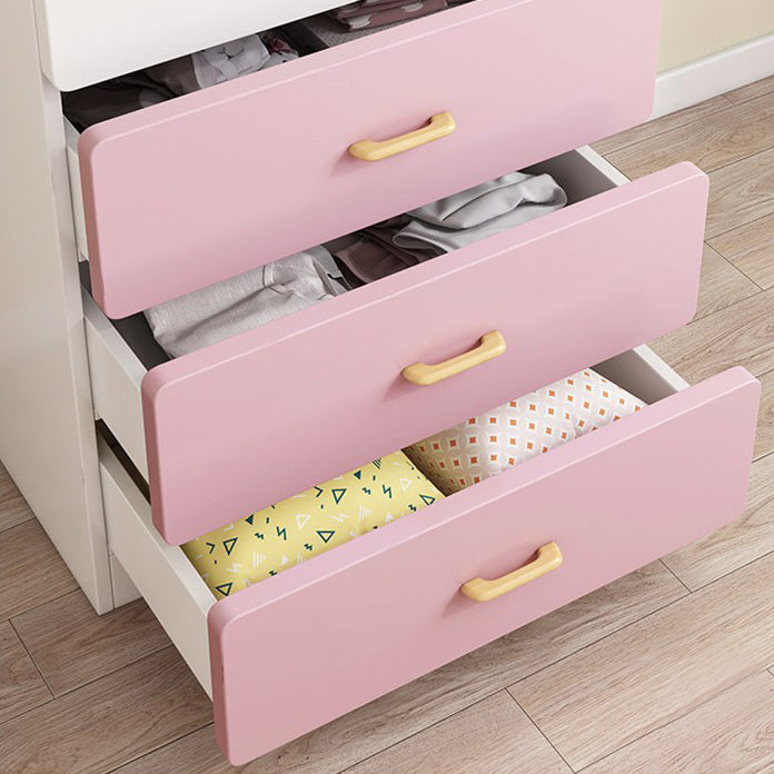 Eigentijdse stijl houten garderobe witte kleur garderobe kast voor thuis