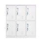 Metal Non-Hanging Armoire Modern Storage Cabinet with Hinged Doors White 6 Clearhalo 'Armoires & Wardrobes' 'armoires_wardrobes' 'Bedroom Furniture' 'furn' 'furn_armoires_wardrobes' 'Furniture' 6023199