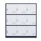Metal Non-Hanging Armoire Modern Storage Cabinet with Hinged Doors Clearhalo 'Armoires & Wardrobes' 'armoires_wardrobes' 'Bedroom Furniture' 'furn' 'furn_armoires_wardrobes' 'Furniture' 6023207