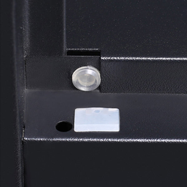 Metal Non-Hanging Armoire Modern Storage Cabinet with Hinged Doors Clearhalo 'Armoires & Wardrobes' 'armoires_wardrobes' 'Bedroom Furniture' 'furn' 'furn_armoires_wardrobes' 'Furniture' 6023213