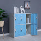 Metal Non-Hanging Armoire Modern Storage Cabinet with Hinged Doors Blue 6 Clearhalo 'Armoires & Wardrobes' 'armoires_wardrobes' 'Bedroom Furniture' 'furn' 'furn_armoires_wardrobes' 'Furniture' 6023214