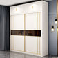Contemporary Wooden Wardrobe White Wardrobe Closet with Sliding Door Clearhalo 'Armoires & Wardrobes' 'armoires_wardrobes' 'Bedroom Furniture' 'furn' 'furn_armoires_wardrobes' 'Furniture' 6023262
