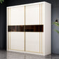 Contemporary Wooden Wardrobe White Wardrobe Closet with Sliding Door Clearhalo 'Armoires & Wardrobes' 'armoires_wardrobes' 'Bedroom Furniture' 'furn' 'furn_armoires_wardrobes' 'Furniture' 6023263