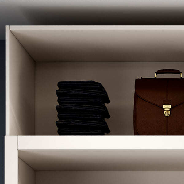 Contemporary Wooden Wardrobe White Wardrobe Closet with Sliding Door Clearhalo 'Armoires & Wardrobes' 'armoires_wardrobes' 'Bedroom Furniture' 'furn' 'furn_armoires_wardrobes' 'Furniture' 6023269