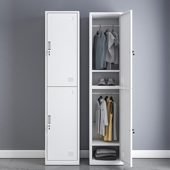 Armoire à charnière à charnière contemporaine Cabinet de garde-robe en acier pour la maison