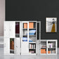 Contemporary White Wardrobe Cabinet Steel Wardrobe Armoire for Home