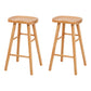 Modern 1/2/5 Pieces Wood Bar Table Set Rectangle Bar Table with High Stools for Kitchen Brown 30"H Stools (Set of 2) Clearhalo 'Bar Furniture' 'furn' 'furn_home_bar_bar_sets' 'Furniture' 'Home Bars & Bar Sets' 'home_bar_bar_sets' 'Kitchen & Dining Furniture' 6023484