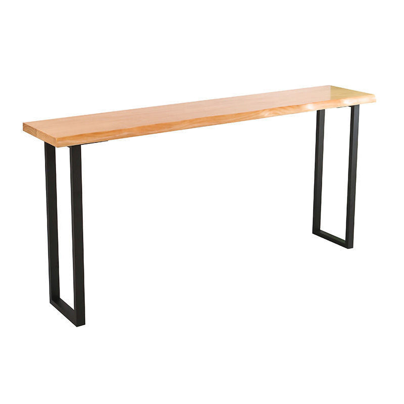 Modern 1/2/5 Pieces Wood Bar Table Set Rectangle Bar Table with High Stools for Kitchen Clearhalo 'Bar Furniture' 'furn' 'furn_home_bar_bar_sets' 'Furniture' 'Home Bars & Bar Sets' 'home_bar_bar_sets' 'Kitchen & Dining Furniture' 6023486