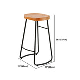 Moderne 1/2/5 Stücke Holzstange Tisch Rechteckstange mit hohen Hockern für die Küche