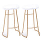 Juego de mesa de bar Glam con caballete, 1/2/3 piezas, altura de mostrador rectangular de madera, color blanco
