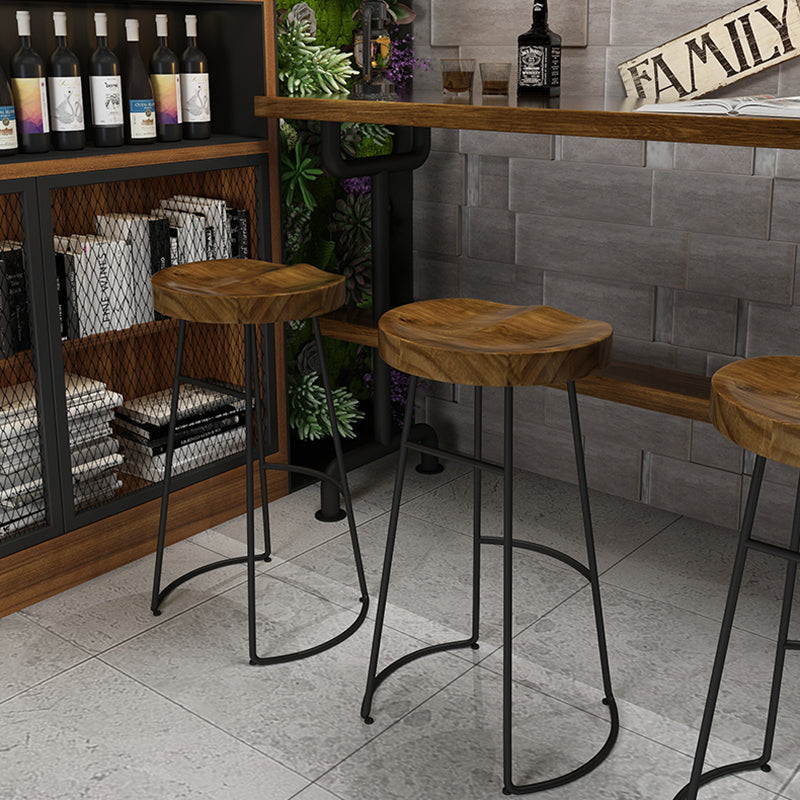 Industrial Wood Bar Set Wood 1/2/4/7/9 Pieces Rectangle Trestle Bistro Set in Natural Clearhalo 'Bar Furniture' 'furn' 'furn_home_bar_bar_sets' 'Furniture' 'Home Bars & Bar Sets' 'home_bar_bar_sets' 'Kitchen & Dining Furniture' 6023548