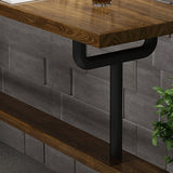 Barra di legno industriale set di legno 1/2/4/7/9 pezzi rettangolo di cavalletto set in naturale