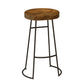 Industrial Wood Bar Set Wood 1/2/4/7/9 Pieces Rectangle Trestle Bistro Set in Natural Clearhalo 'Bar Furniture' 'furn' 'furn_home_bar_bar_sets' 'Furniture' 'Home Bars & Bar Sets' 'home_bar_bar_sets' 'Kitchen & Dining Furniture' 6023552