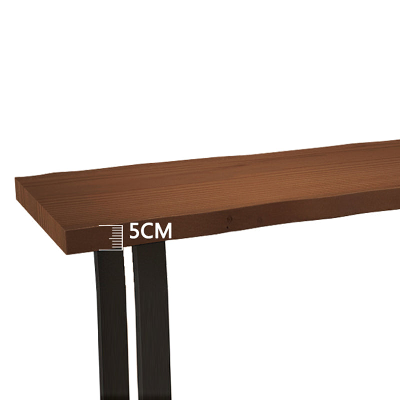 Set da pranzo per pub Glam Wood 1/2/5/7/9 pezzi Set tavolo da bar pub in marrone