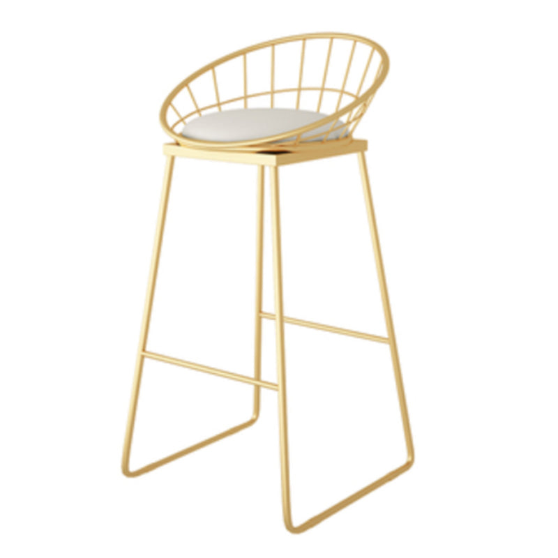 Glam 1/5/9 Pieces Counter Height Set Rectangle White Legs Indoor Pub Dining Set White 30"H Stool (Single) Clearhalo 'Bar Furniture' 'furn' 'furn_home_bar_bar_sets' 'Furniture' 'Home Bars & Bar Sets' 'home_bar_bar_sets' 'Kitchen & Dining Furniture' 6023619