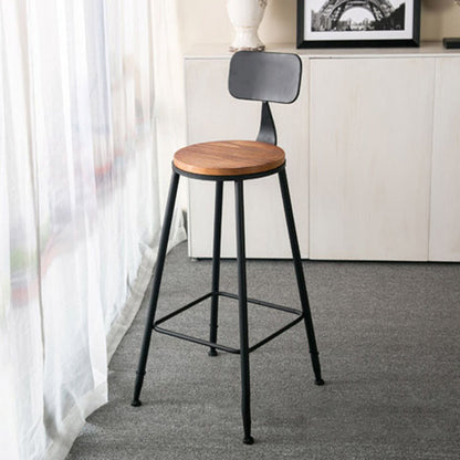 Modern Style Bar Table Set 1/7 Pieces Rectangle Wood Counter Table with Stools Light-Brown 30"H Stools (Set of 2) Clearhalo 'Bar Furniture' 'furn' 'furn_home_bar_bar_sets' 'Furniture' 'Home Bars & Bar Sets' 'home_bar_bar_sets' 'Kitchen & Dining Furniture' 6023660