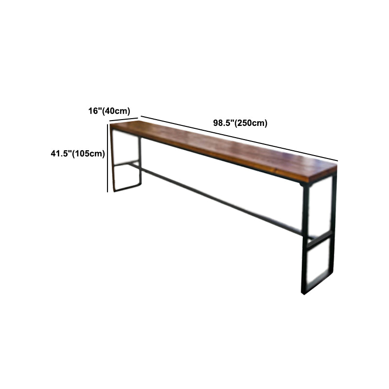 Modern Style Bar Table Set 1/7 Pieces Rectangle Wood Counter Table with Stools Clearhalo 'Bar Furniture' 'furn' 'furn_home_bar_bar_sets' 'Furniture' 'Home Bars & Bar Sets' 'home_bar_bar_sets' 'Kitchen & Dining Furniture' 6023668
