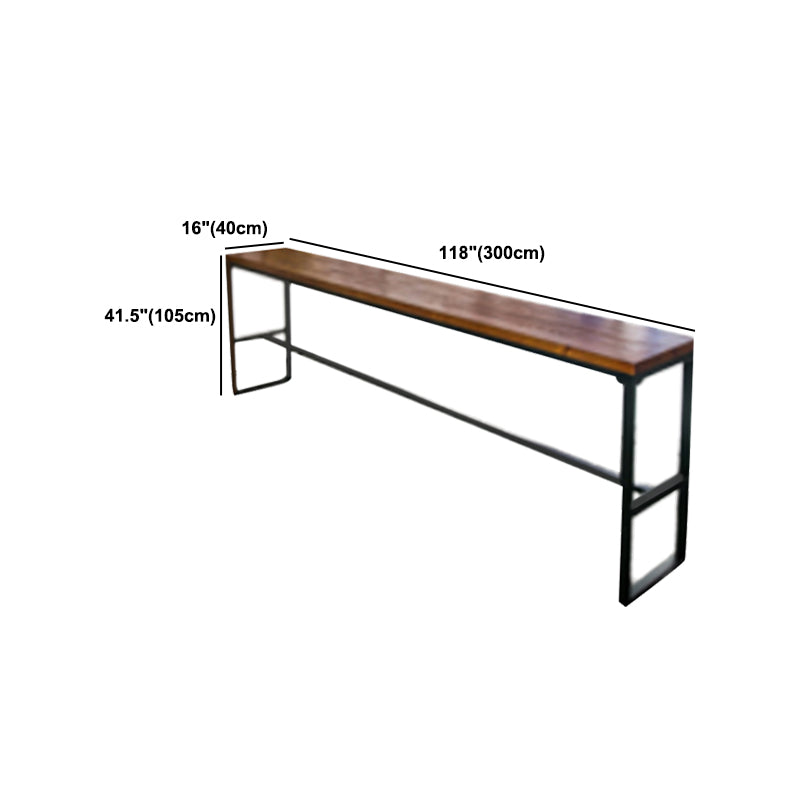 Modern Style Bar Table Set 1/7 Pieces Rectangle Wood Counter Table with Stools Clearhalo 'Bar Furniture' 'furn' 'furn_home_bar_bar_sets' 'Furniture' 'Home Bars & Bar Sets' 'home_bar_bar_sets' 'Kitchen & Dining Furniture' 6023669