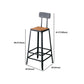 Modern Style Bar Table Set 1/7 Pieces Rectangle Wood Counter Table with Stools Clearhalo 'Bar Furniture' 'furn' 'furn_home_bar_bar_sets' 'Furniture' 'Home Bars & Bar Sets' 'home_bar_bar_sets' 'Kitchen & Dining Furniture' 6023671