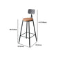 Modern Style Bar Table Set 1/7 Pieces Rectangle Wood Counter Table with Stools Clearhalo 'Bar Furniture' 'furn' 'furn_home_bar_bar_sets' 'Furniture' 'Home Bars & Bar Sets' 'home_bar_bar_sets' 'Kitchen & Dining Furniture' 6023672