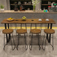 Modern 1/9 Pieces Bar Table Set Rectangle Wood Counter Table with High Stools for Balcony Clearhalo 'Bar Furniture' 'furn' 'furn_home_bar_bar_sets' 'Furniture' 'Home Bars & Bar Sets' 'home_bar_bar_sets' 'Kitchen & Dining Furniture' 6023674