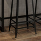 Moderne stijl 1/5/9-delige bartafelset rechthoekig grenenhouten aanrechttafel voor café