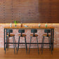 Modern Bar Table Set 1/5 Pieces Rectangle Pine Wood Counter Table with Stools Clearhalo 'Bar Furniture' 'furn' 'furn_home_bar_bar_sets' 'Furniture' 'Home Bars & Bar Sets' 'home_bar_bar_sets' 'Kitchen & Dining Furniture' 6023762