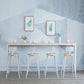 1/5 Pieces Industrial Rectangle Bar Table Set Wooden Counter Table with High Stools Clearhalo 'Bar Furniture' 'furn' 'furn_home_bar_bar_sets' 'Furniture' 'Home Bars & Bar Sets' 'home_bar_bar_sets' 'Kitchen & Dining Furniture' 6023819