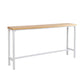 1/5 Pieces Industrial Rectangle Bar Table Set Wooden Counter Table with High Stools Wood 118"L x 16"W Clearhalo 'Bar Furniture' 'furn' 'furn_home_bar_bar_sets' 'Furniture' 'Home Bars & Bar Sets' 'home_bar_bar_sets' 'Kitchen & Dining Furniture' 6023820
