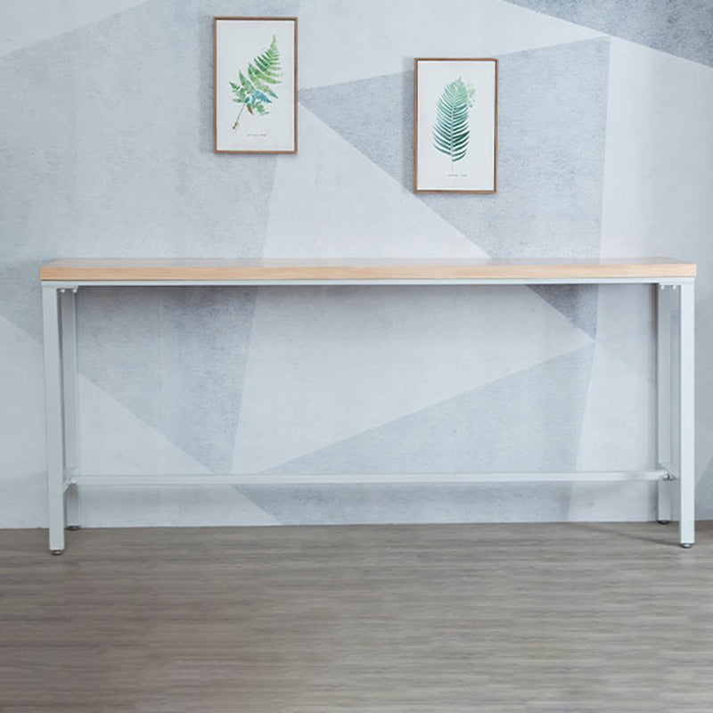 1/5 Pieces Industrial Rectangle Bar Table Set Wooden Counter Table with High Stools Clearhalo 'Bar Furniture' 'furn' 'furn_home_bar_bar_sets' 'Furniture' 'Home Bars & Bar Sets' 'home_bar_bar_sets' 'Kitchen & Dining Furniture' 6023828