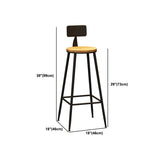 Modern 1/5 Pieces Bar Table Set Rectangle Stone Counter Table with Stools for Cafe