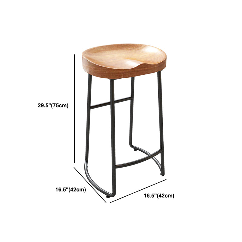 Industrielles rechteckiges Kneipentisch-Set, 1/4/7-teilig, Tresentisch aus Holz mit rückenfreien Hockern
