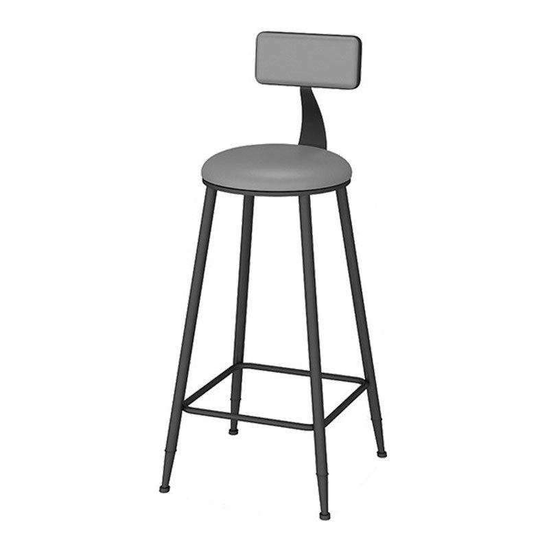 Modern 1/5 Pieces Bar Table Set Rectangle Stone Counter Table with Stools for Dining Room Grey 30"H Stool (Single) Clearhalo 'Bar Furniture' 'furn' 'furn_home_bar_bar_sets' 'Furniture' 'Home Bars & Bar Sets' 'home_bar_bar_sets' 'Kitchen & Dining Furniture' 6023894