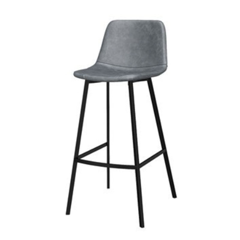 Modern 1/5 Pieces Bar Table Set Rectangle Stone Counter Table with Stools for Dining Room Light-Grey 30"H Stool (Single) Clearhalo 'Bar Furniture' 'furn' 'furn_home_bar_bar_sets' 'Furniture' 'Home Bars & Bar Sets' 'home_bar_bar_sets' 'Kitchen & Dining Furniture' 6023896