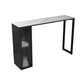 Modern 1/5 Pieces Bar Table Set Rectangle Stone Counter Table with Stools for Dining Room Clearhalo 'Bar Furniture' 'furn' 'furn_home_bar_bar_sets' 'Furniture' 'Home Bars & Bar Sets' 'home_bar_bar_sets' 'Kitchen & Dining Furniture' 6023897