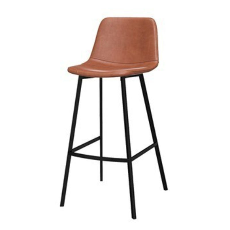 Modern 1/5 Pieces Bar Table Set Rectangle Stone Counter Table with Stools for Dining Room Brown 30"H Stool (Single) Clearhalo 'Bar Furniture' 'furn' 'furn_home_bar_bar_sets' 'Furniture' 'Home Bars & Bar Sets' 'home_bar_bar_sets' 'Kitchen & Dining Furniture' 6023898