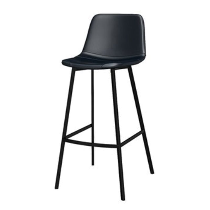 Modern 1/5 Pieces Bar Table Set Rectangle Stone Counter Table with Stools for Dining Room Black 30"H Stool (Single) Clearhalo 'Bar Furniture' 'furn' 'furn_home_bar_bar_sets' 'Furniture' 'Home Bars & Bar Sets' 'home_bar_bar_sets' 'Kitchen & Dining Furniture' 6023902