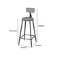 Modern 1/5 Pieces Bar Table Set Rectangle Stone Counter Table with Stools for Dining Room Clearhalo 'Bar Furniture' 'furn' 'furn_home_bar_bar_sets' 'Furniture' 'Home Bars & Bar Sets' 'home_bar_bar_sets' 'Kitchen & Dining Furniture' 6023910