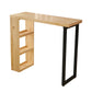 Set da tavolo moderno da pub rettangolare, tavolo da bancone in legno da 1/2/3 pezzi con sgabelli senza schienale