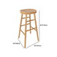 Set da tavolo moderno da pub rettangolare, tavolo da bancone in legno da 1/2/4 pezzi con sgabelli senza schienale