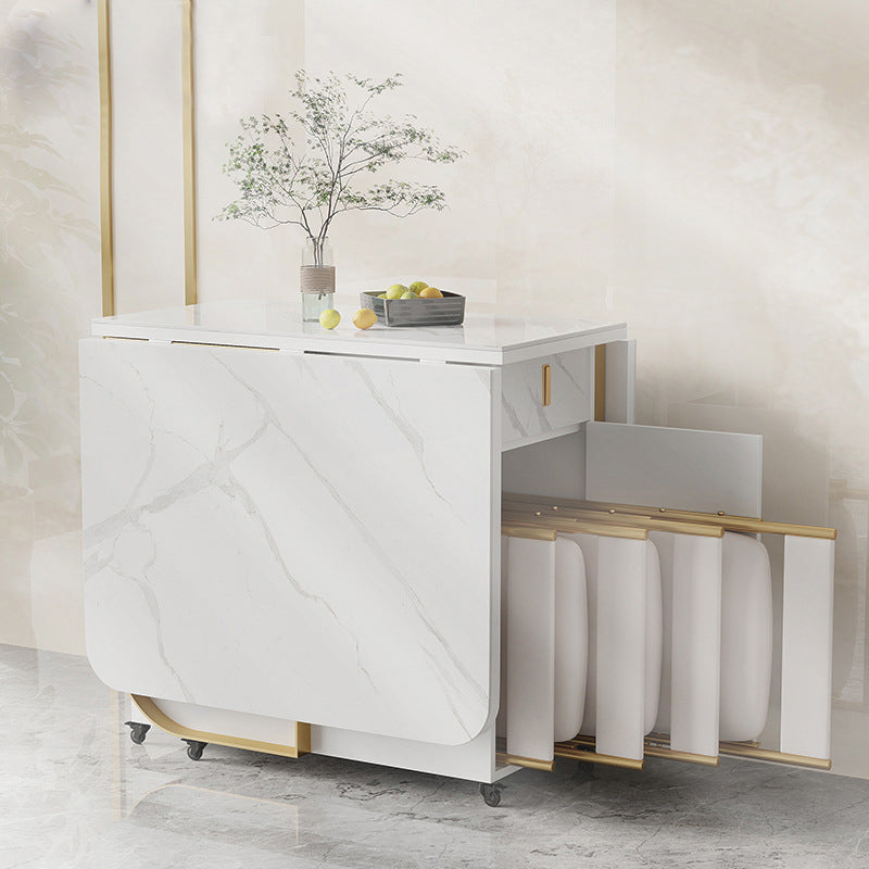 Moderner Stil faltbarer Tischset 1/2/3/7 Stück Ess -Set für Zuhause