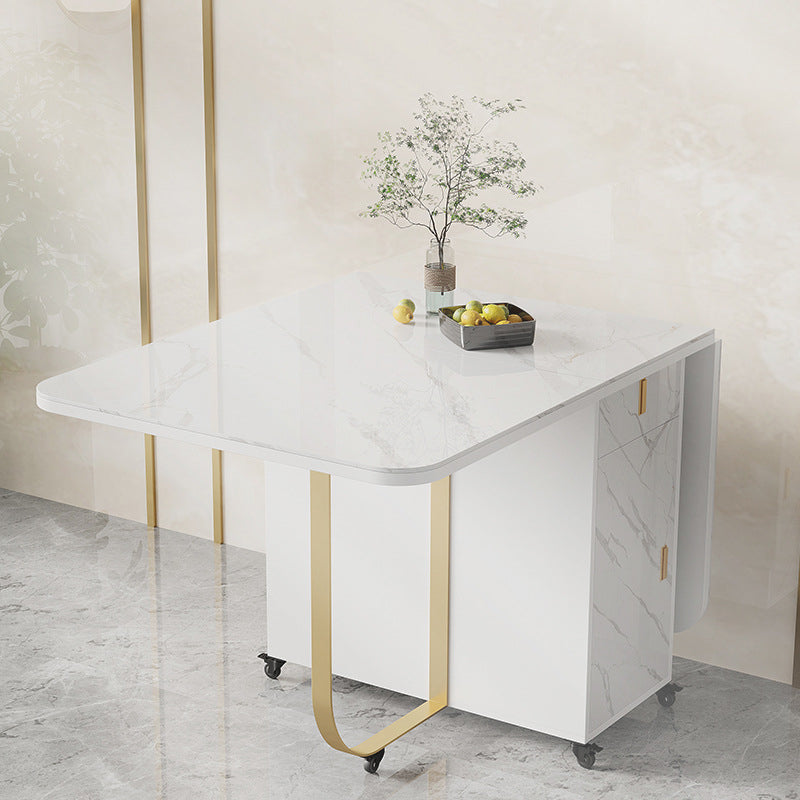 Moderner Stil faltbarer Tischset 1/2/3/7 Stück Ess -Set für Zuhause